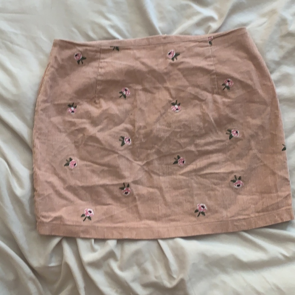 3 for $40 | L.A. Hearts | Blush Pink Corduroy Mini skirt - Picture 2 of 3